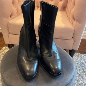 Nine West Black Leather Boots